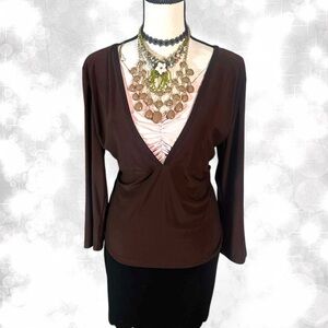 KC Steven’s Alt Style Y2K Casual Long Sleeve Blouse